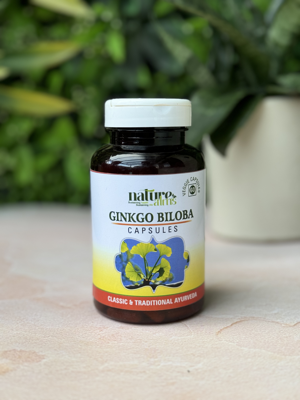 Ginkgo biloba capsules